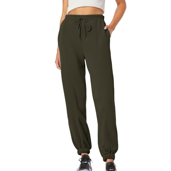 Inleife Womens Jogging Pants Casual Sweatpants With Pocket Elastic Waist Pants For Workout Running