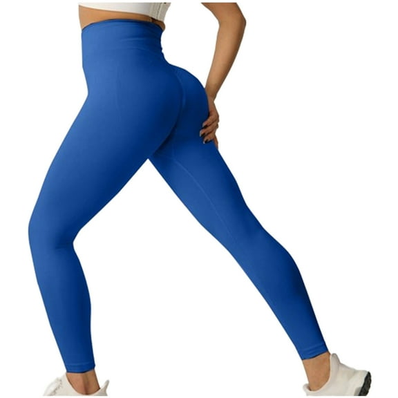 Inleife Womens Leggings Under $ 5 Woman Solid Color Quick-Dry Elastic High Waist tight Lift The Hip Yoga Pants
