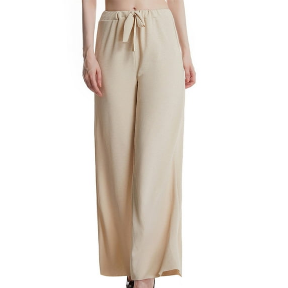 Inleife Womens Pants Clearance Fashion Women Comfortable Casual Loose Straight Cylinder Solid Color Full Length Pants
