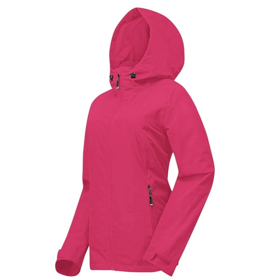 Inleife Womens Rain Jacket With Hood Outdoor Jackets Packable Windbreaker Coat Thin Jackets Tops