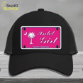 thumbnail image 1 of Inlet Girl SC Pink Novelty License Plate Hat Mesh Black, 1 of 1