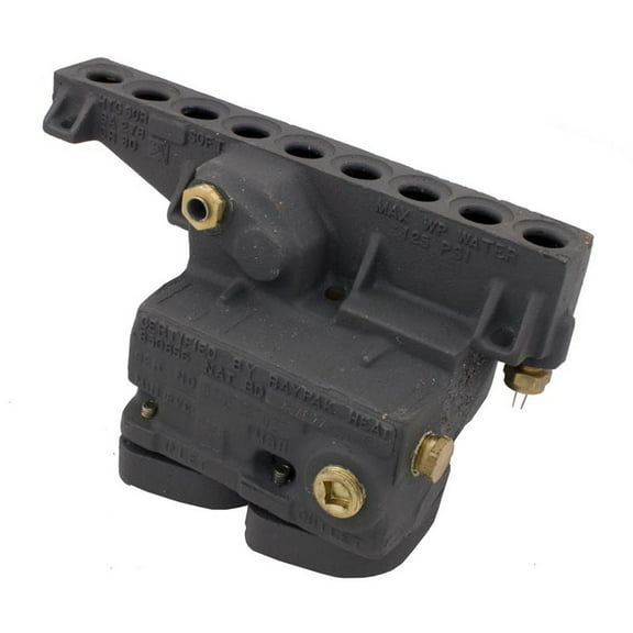 Inlet/Outlet Header, Raypak 185/207A/206A/R185A/R185B, CI