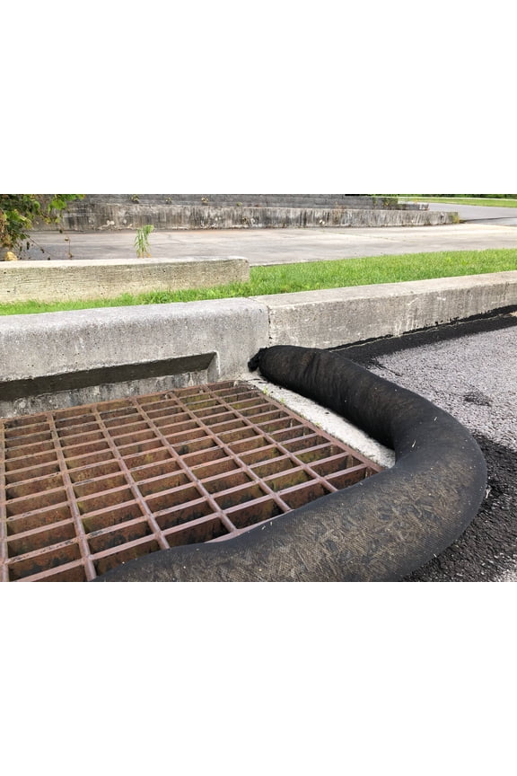 Inlet Protection Sediment Filter Sock by New Pig Black 5' L