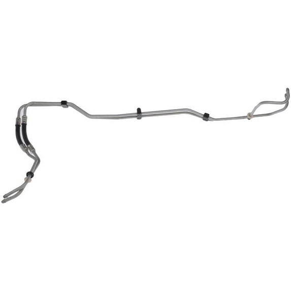 Inlet and Outlet Auto Trans Oil Cooler Hose Assembly - Compatible with 2007 - 2011 Jeep Wrangler 3.8L V6 - Dorman