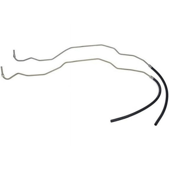 Inlet and Outlet Auto Trans Oil Cooler Hose Assembly - Compatible with 1998 - 1999 Lincoln Town Car