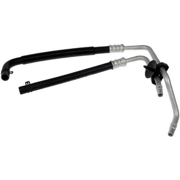 Inlet and Outlet Auto Trans Oil Cooler Hose Assembly - Compatible with 2008 - 2010 Ford F-350 Super Duty GAS 2009