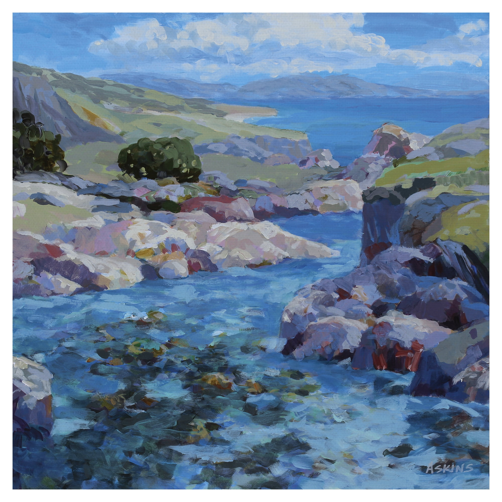Inlet by Julian Askins Canvas Art Print