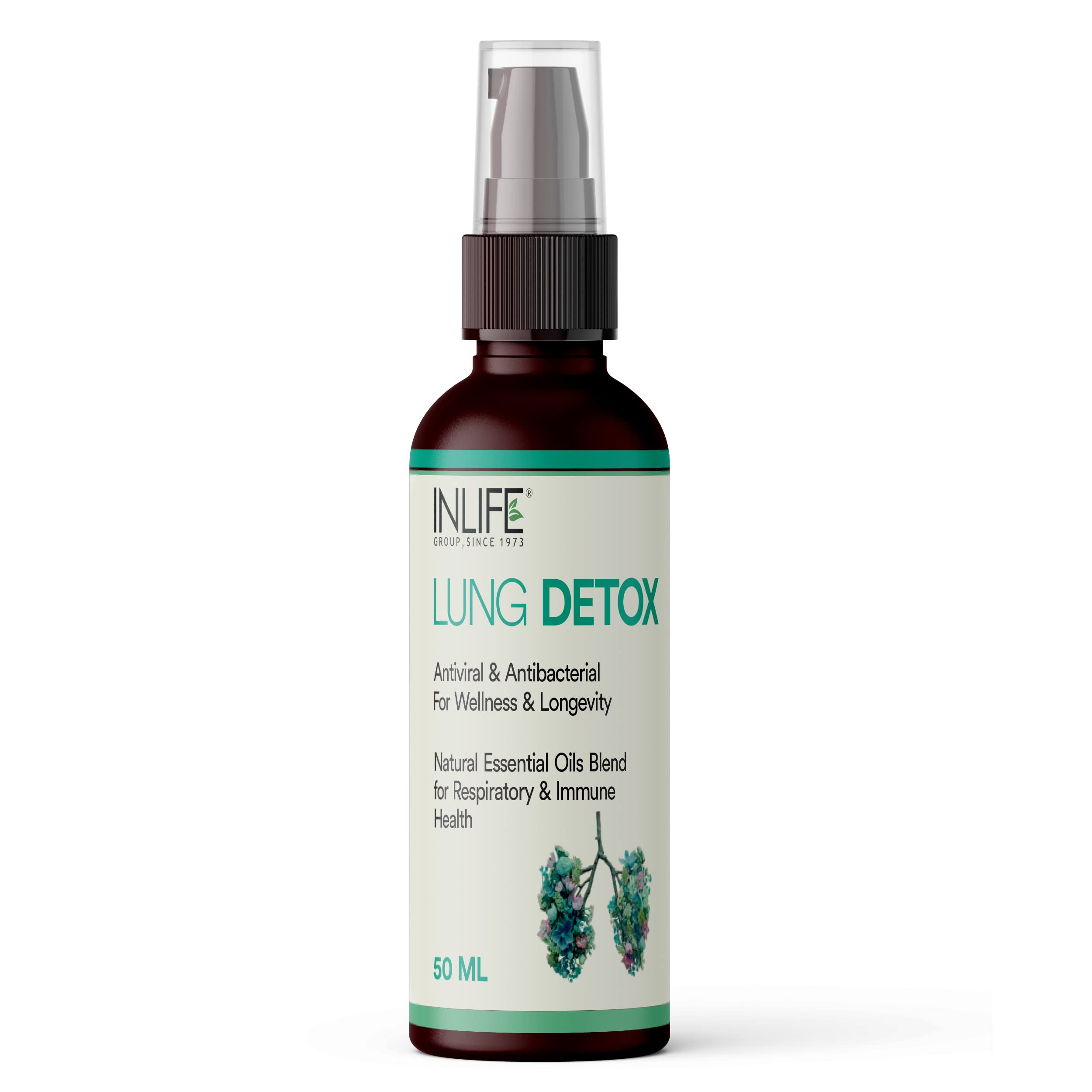 Inlife Lung Detox Ayurvedic Essential Oils Blend, Breathe Easy