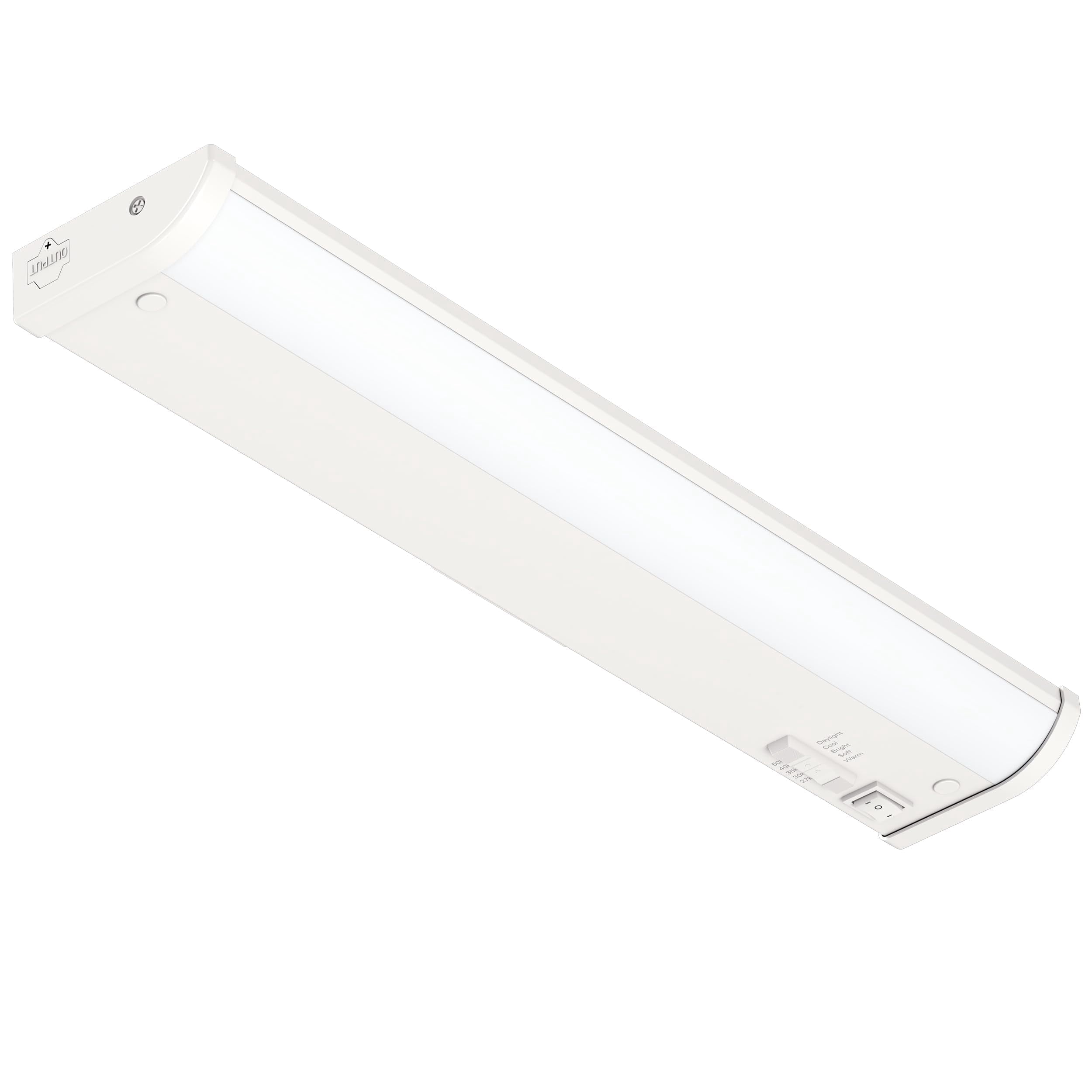 Inlight 18-inch LED Under Cabinet Lighting , 5 CCT Selectable 2700-5000 K, IN-0208-2-WH