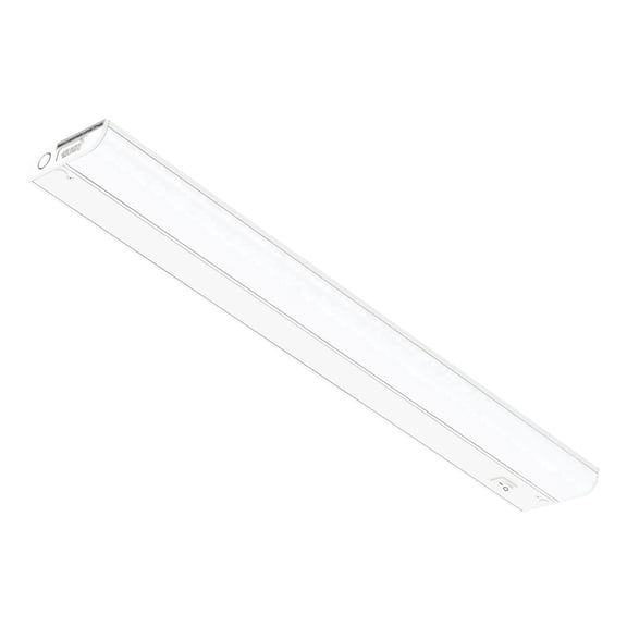 Inlight 24-Inch Hardwired LED Under Cabinet Light, Daylight (5000K), Dimmable, Matte White