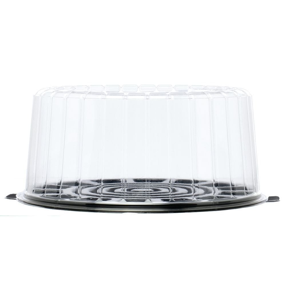 Inline 1010BK CPC 10 in. 2-3 Layer Black Cake Display Container with ...
