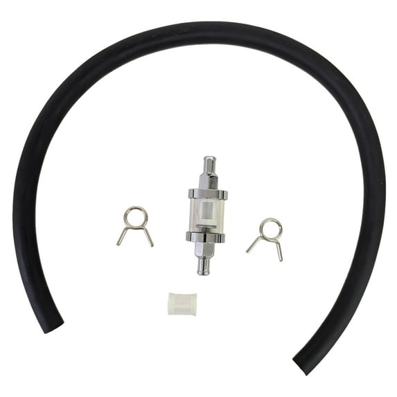 Inline 5/16" Fuel Filter With Line Glass fits Honda VT 600 700 750 1100 Shadow