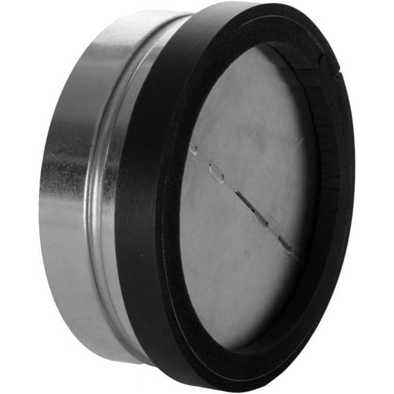 FAMCO 10" Spring-Loaded Inline Butterfly Backdraft Damper (Steel)