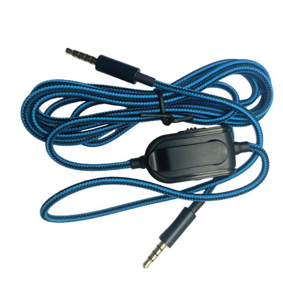 Inline Control Headsets Cable for A10 A 30 A40 A50, Double 3.5Mm Replacement Cord