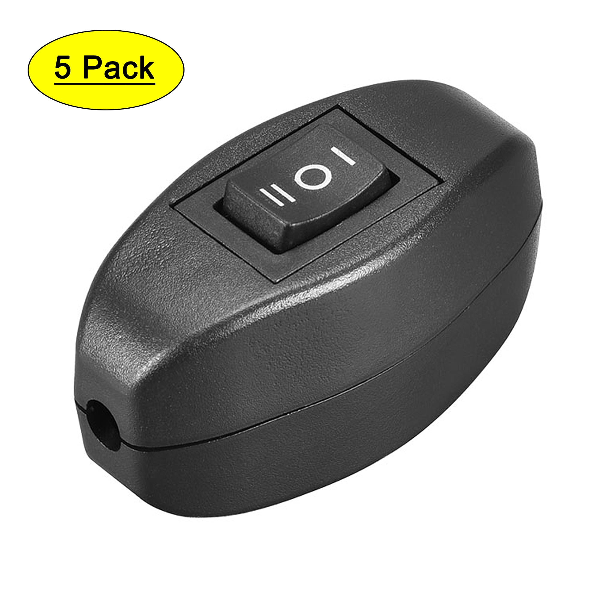 Inline Cord Switch AC250V 6A/ 125V 10A On-Off/On Control Feed-Through ...