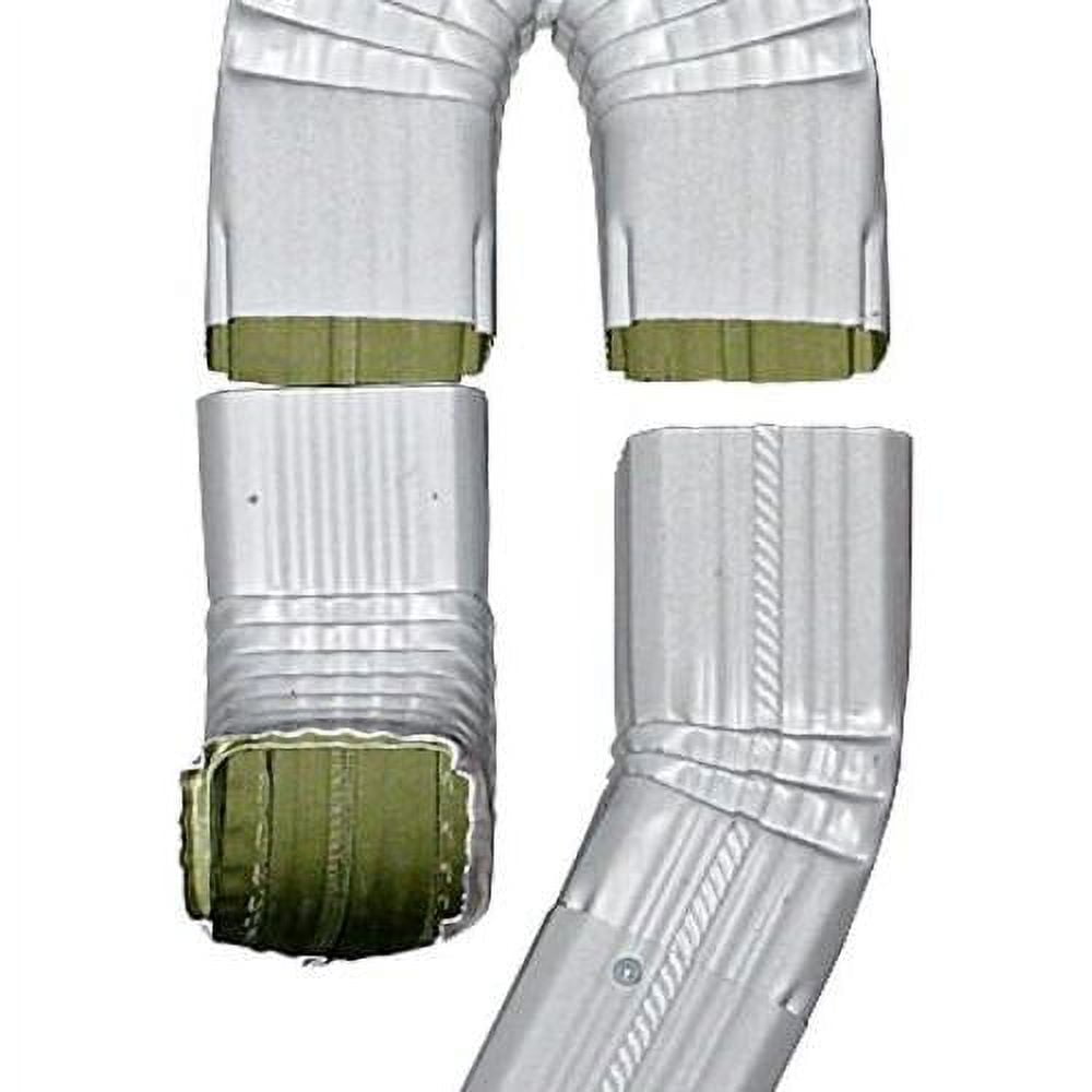 Inline Downspout Diverter (2X3, Low Gloss White)