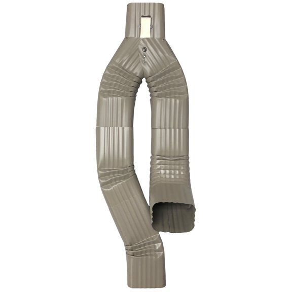 Inline Downspout Diverter for Rain Barrels (3X4, CLAY)