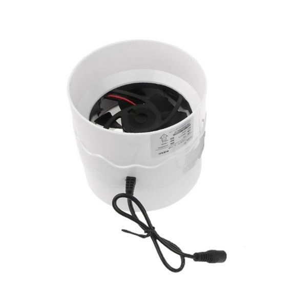 Inline Duct Fan 110mm Ventilation Exhaust Boosters Fan Filter Duct 12V Extractor Blower Adjustable Speed Exhaust Fan ,Durability and Easy Installation