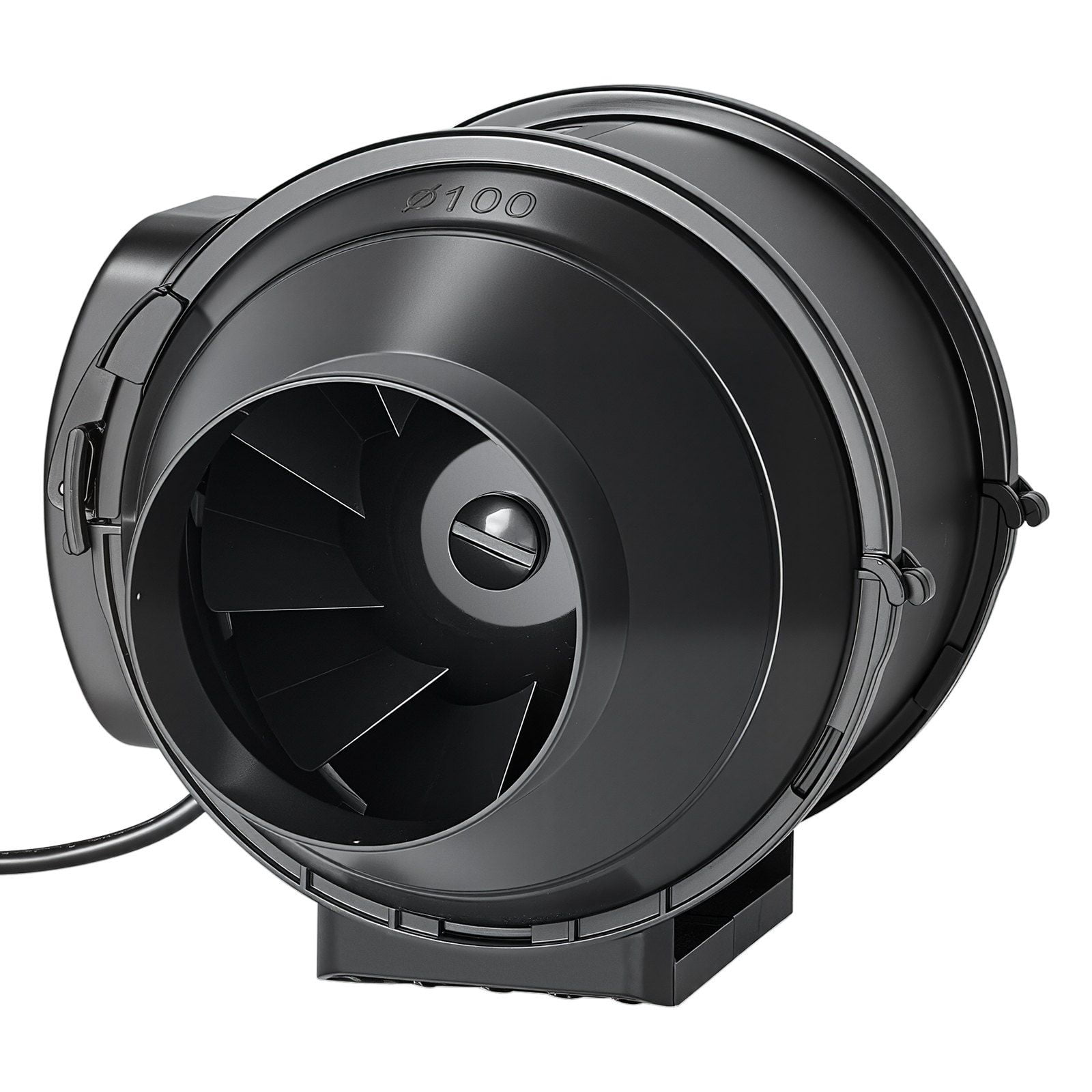 Inline Duct Fan, 4 in Quiet Inline Exhaust Fan, 180 CFM Powerful AC-Motor Ventilation Fans for Cooling Booster, High Air Flow, Vent Blower Fans for Indoor Grow Tents Basement Hydroponics