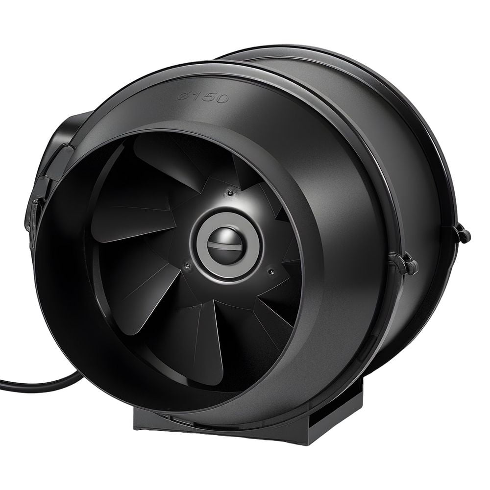 Inline Duct Fan, 6 in Quiet Inline Exhaust Fan, 380 CFM Powerful AC-Motor Ventilation Fans for Cooling Booster, High Air Flow, Vent Blower Fans for Indoor Grow Tents Basement Hydroponics