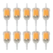 Inline Fuel Filter,Fits 1/4 & 5/16 Hoses,Clear Universal Replacement