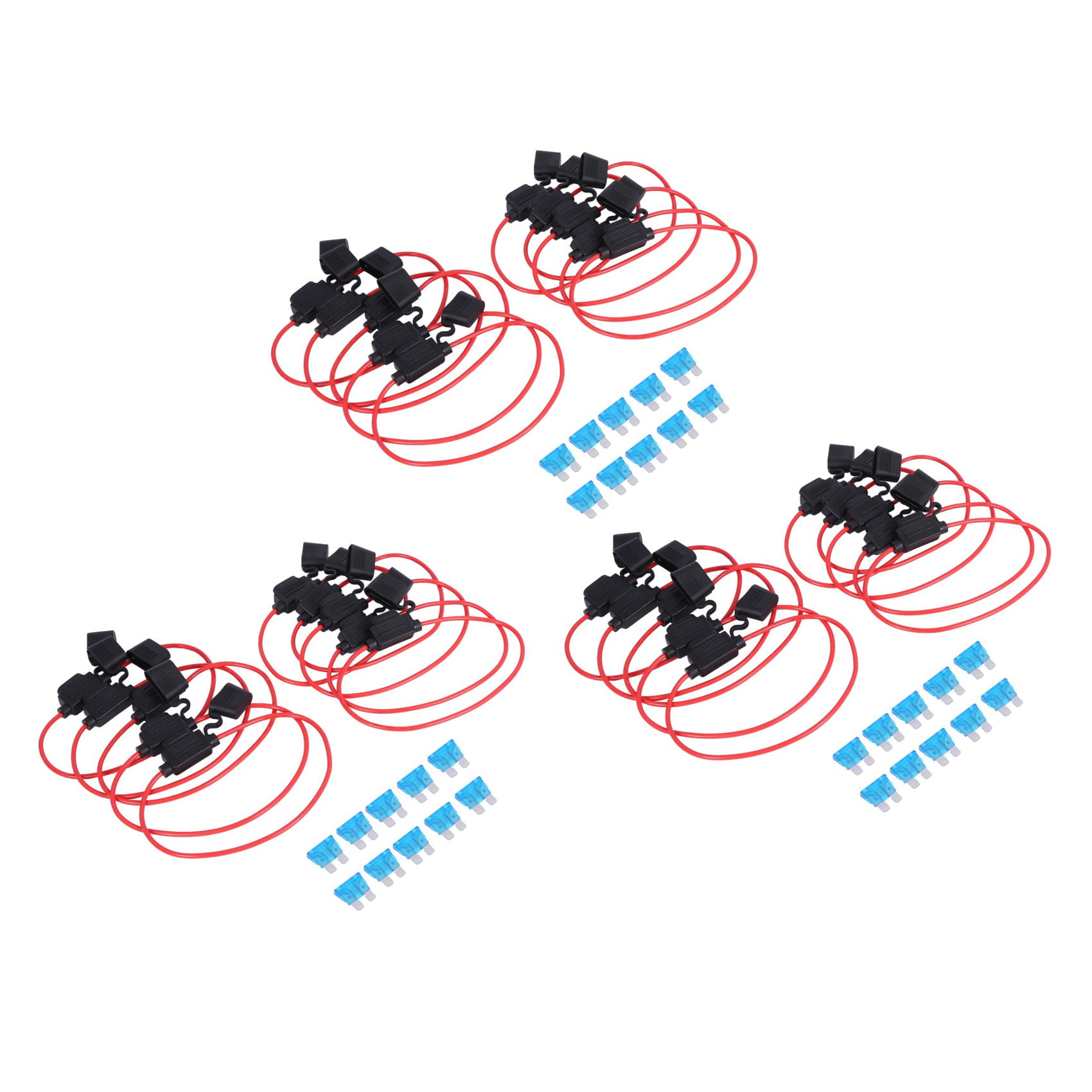 Inline Fuse Holder / AddACircuit Car Fuse Holder 30 Pack Fuse TAP Adapter with 30 Pcs 15 AMP