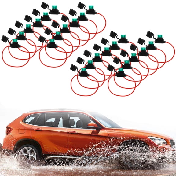 Inline Fuse Holder Robust Fuse Holder Safe and Reliable Fuse Holder Suitable for ATO/ATC Blade Fuses Easy to Solder Fuse Holder Suitable for Automobiles