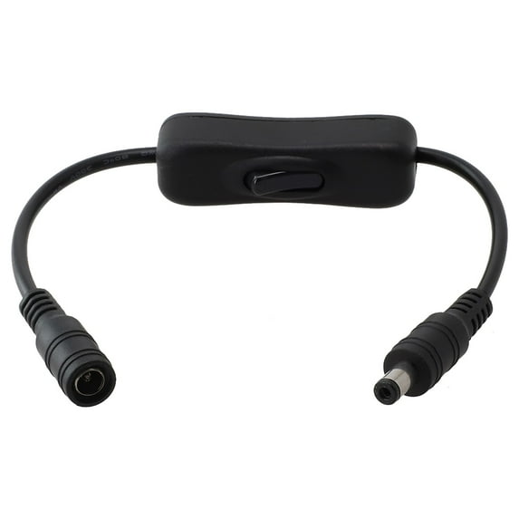 Inline On/Off Rocker Switch Cable DCk 5.5x2.1mm for LED