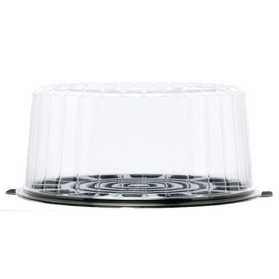Inline Plastics 1010BK EZ Open Container for 10 Inch Round Double-Layer Cake - Pack of 10