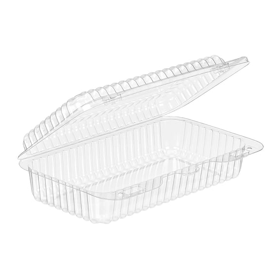 Inline Plastics 21 oz Clamshell Container with SureLock, SLP17D, Clear, 7.25" x 4.5" x 2" | 400/Case