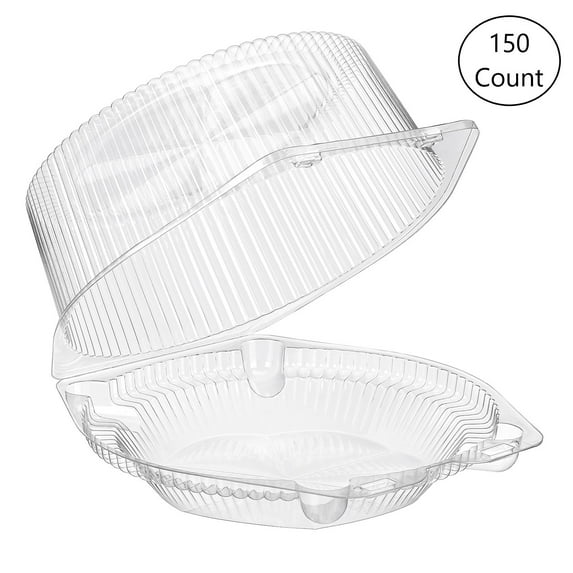 Inline Plastics 8" SureLock PET Food Container Clear, 114 oz. | 150/Case