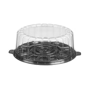 Inline Plastics EZ Open Single Layer Cake Container with Dome Lid Clear, 7" 100/Case