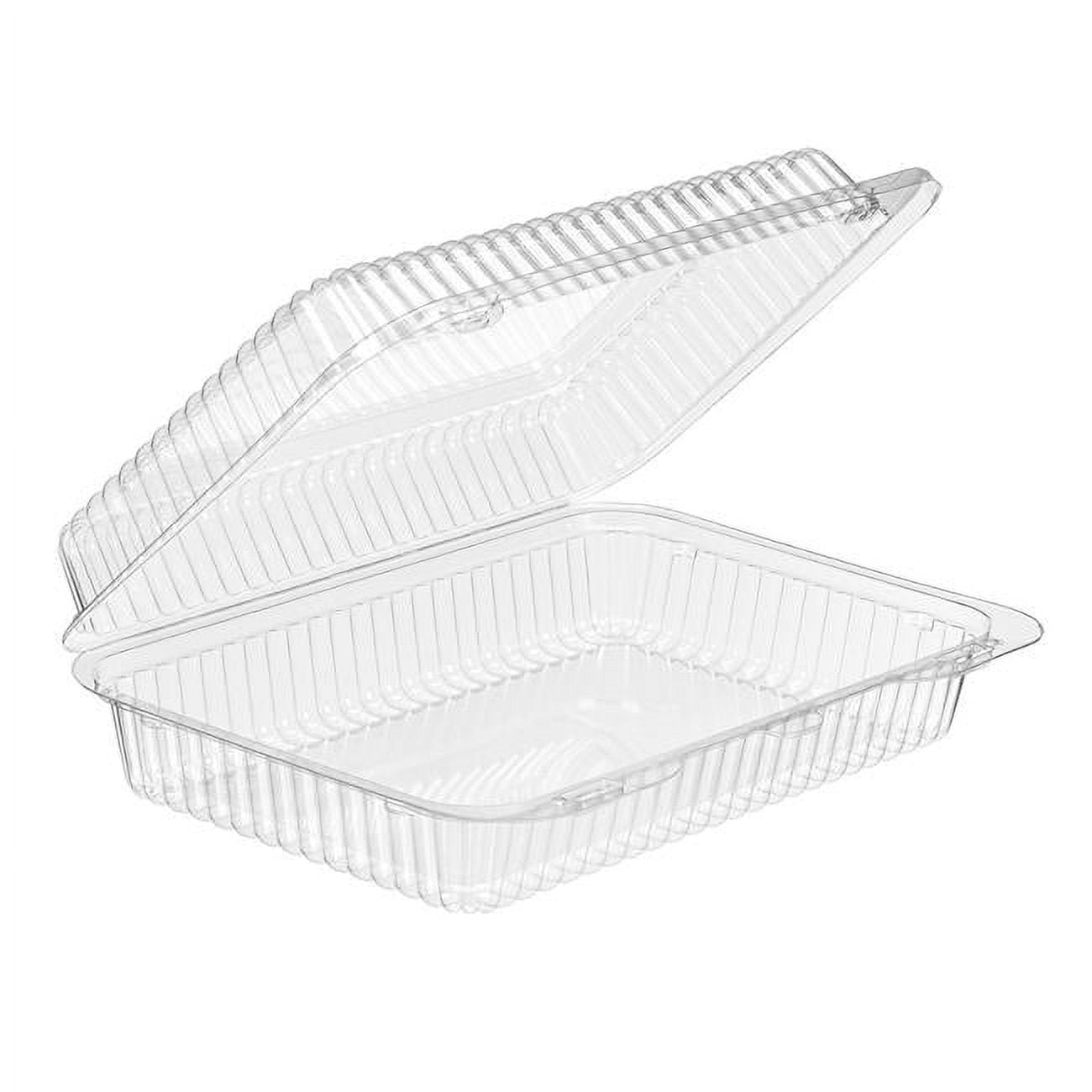 Inline Plastics SLP32 R3JC Clear Hinged Pete, 40oz 9.5x6.62x2.25in ...