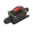 thumbnail image 1 of Inline Power Cord 110V-220V 12V-24V Marine Rocker Switch On Off Waterproof D1, 1 of 1
