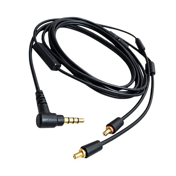 Inline Remote Headset Cable, Detachable Replacement Wire, 3.5 mm TRRS L-Shaped Plug, for LS40 LS50 LS60 LS70 A2DC Headsets, 120cm, Call Control