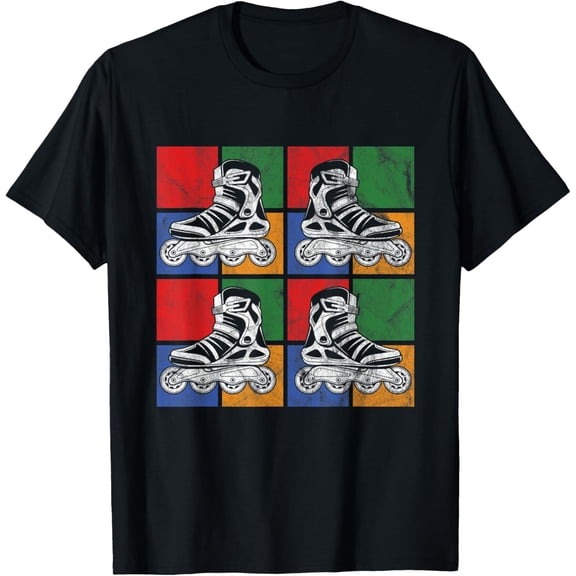 Inline Rollerblades Skater Skate Blades Roller Skating Gift T-Shirt