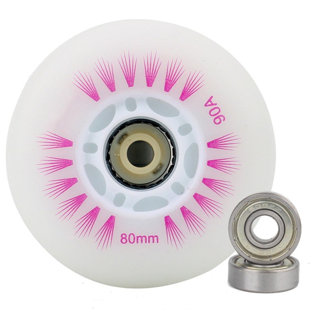 Inline Skate Flash Wheels With Core Bearing 64mm110mm Skate