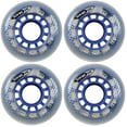 thumbnail image 1 of Inline Skate Replacement Wheels 68mm 78A Blue/Clear 4 Pack, 1 of 1