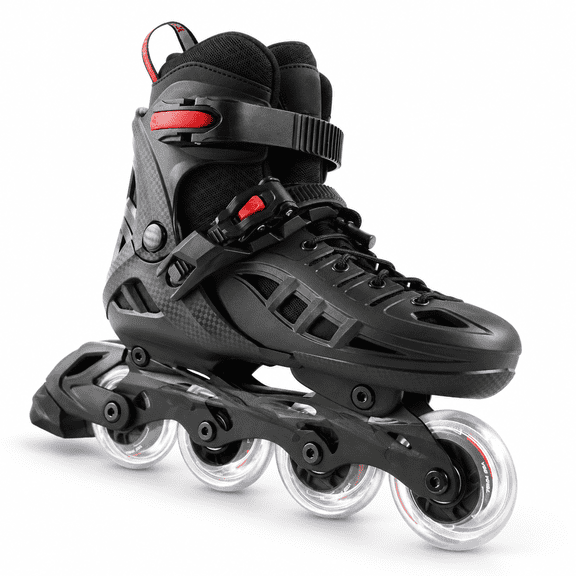 Inline Skates For And 4 Sizes Adjustable Roller With Full Light Up Wheels Women Men Durable Outer Shell 4-12 Adults