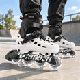 Inline Skates For And 4 Sizes Adjustable Roller With Full Light Up ...
