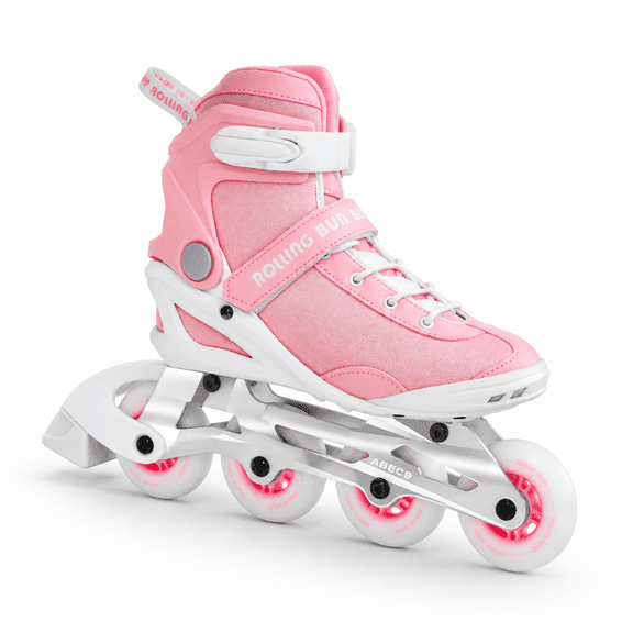Inline Skates Pro For Adult Women - Abec-9 Bearing With Breathable Lining Male Female Optional Size W 6-9 Black