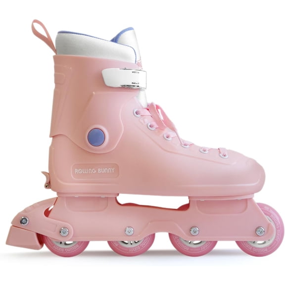 Inline Skates for Women - Adjustable Size Roller Blades for Adult Female, Hard Shell ABEC-7, Smooth and Comfortable, Size L (9-11)