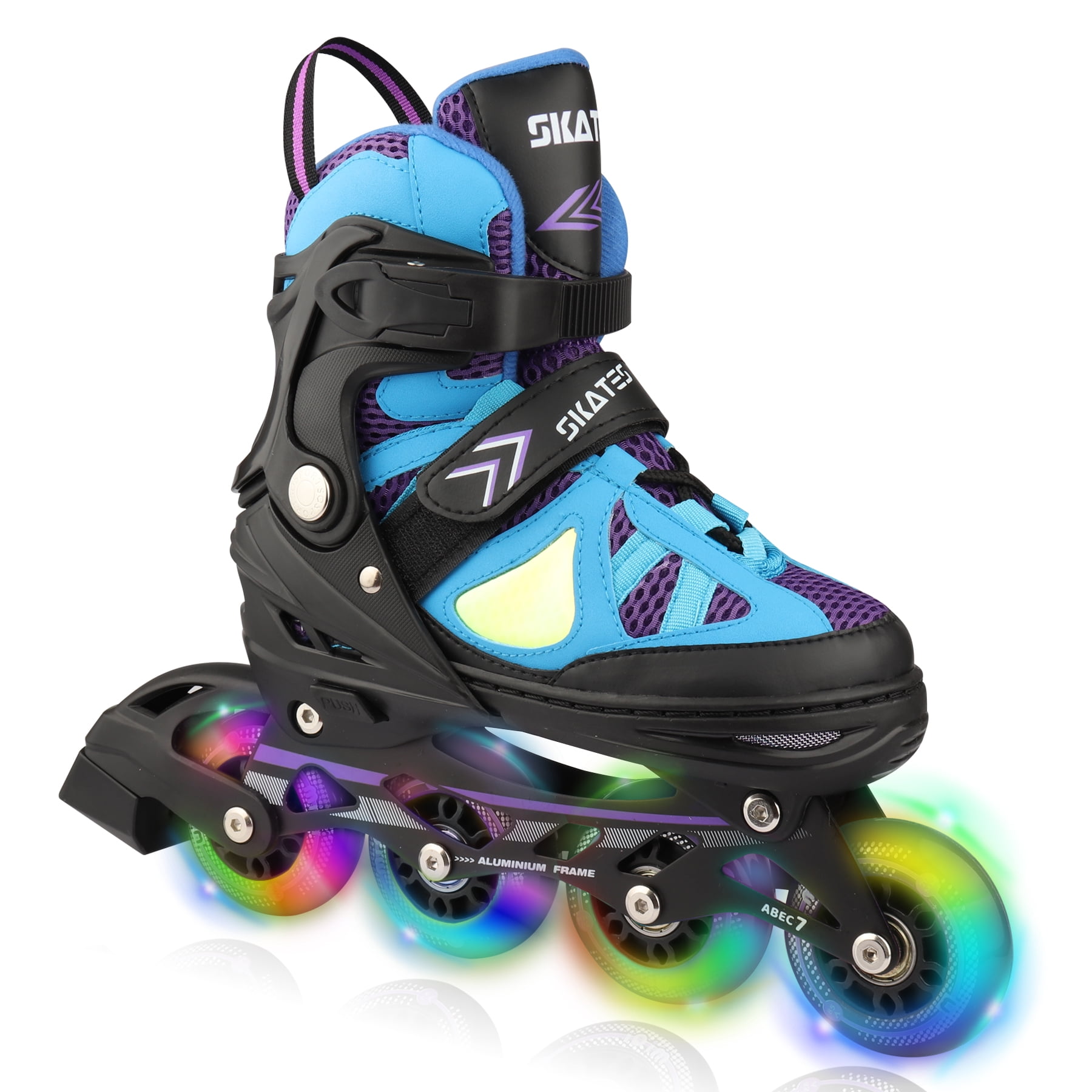 Inline Skates with Full Light Up Wheels, Adjustable Fun Illuminating