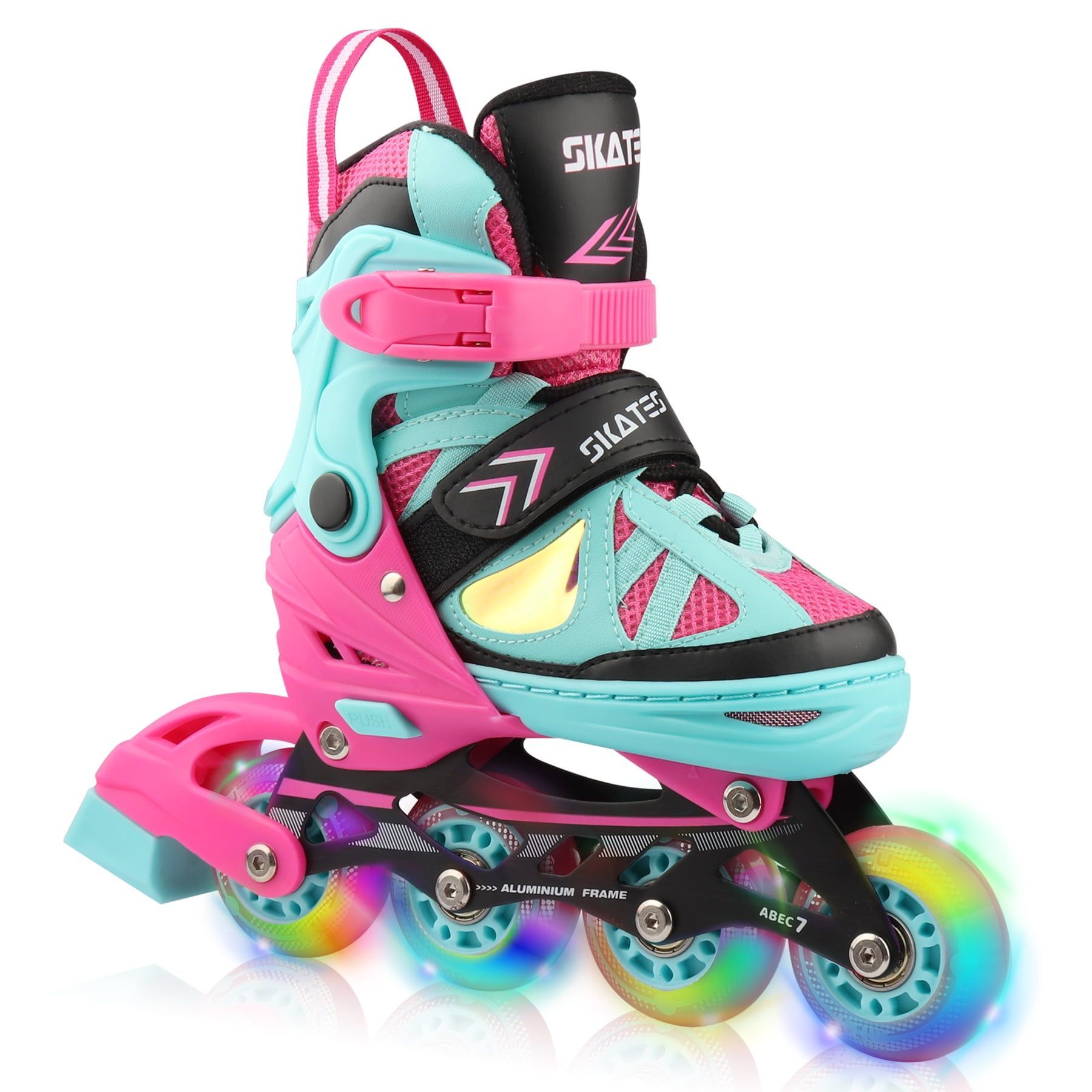 Inline Skates with Full Light Up Wheels, Adjustable Fun Illuminating