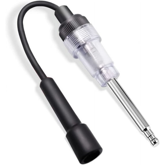 Inline Spark Plug Tester, Straight Boot Engine Ignition Tester Light Easy to Use, Small Armature Diagnostic Detector Tool for Automotive, Car, Lawnmower, Motorcycles, Internal External Engine