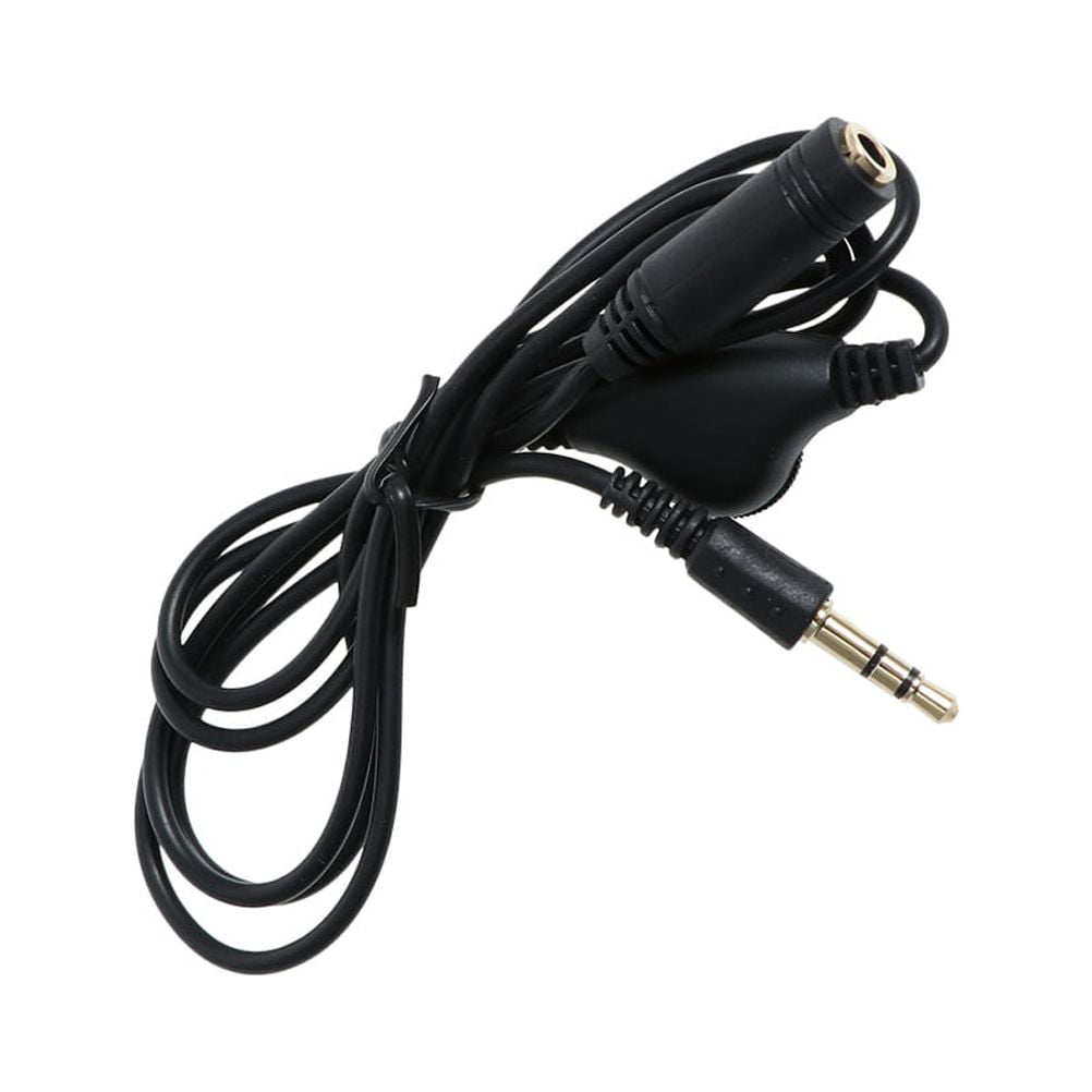 Inline Volume Control Audio Extension Cable Male to Female Wire