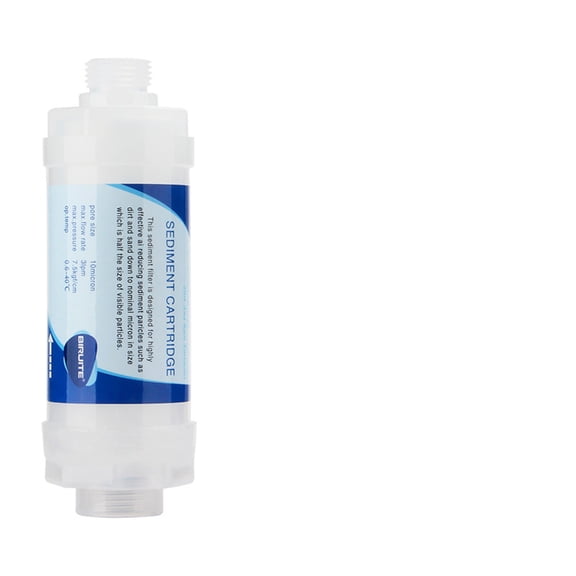 Inline Water Filter 5 Inches Sediment Pre-Filter with 1/2 Inch Thread for Washing Machine Water Heater and Smart Bidet Toilet Seat Protection