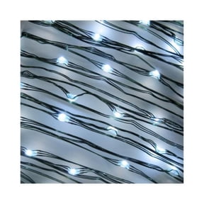 Inliten 130585 100 Count Battery-Operated LED Microdots Lights - Cool White