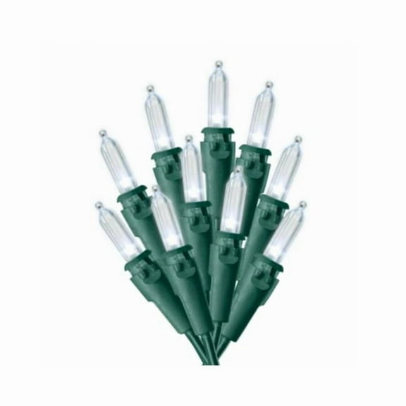 Inliten 130596 50 Count Battery-Operated LED Mini Lights - Cool White