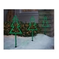 thumbnail image 1 of Inliten 9338104 Celebrations LED Christmas Tree Pathway Markers  Green - 3 Piece, 1 of 1